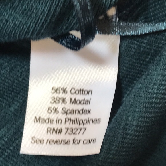 New! LC Lauren Conrad 0X mystique blue Raglan long sleeve ruffled top. - Picture 9 of 9